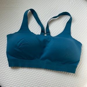 Lululemon teal high impact sports bra size 36DD
